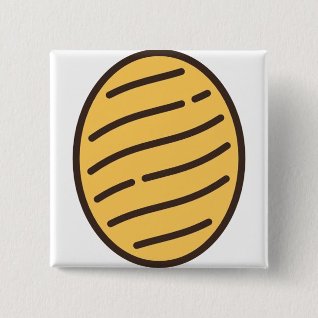 candy-5 2 inch square button (Front)
