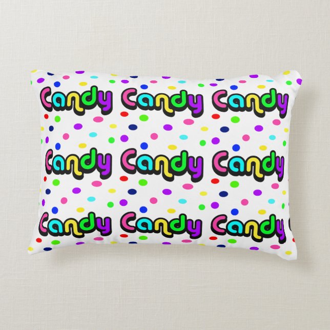 Candy Accent Pillow (Back)