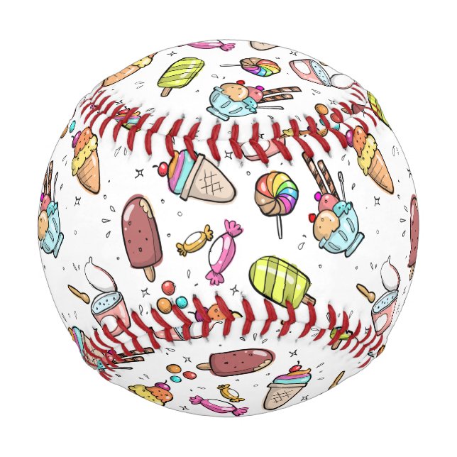 Candy and Ice Cream Baseball (Front)