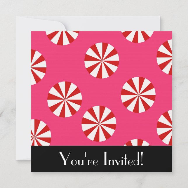 Candy And Sweets Invitation (Front)