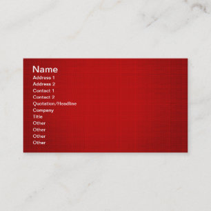 CANDY APPLE RED GRID BACKGROUND TEMPLATE MATRIX DI BUSINESS CARD