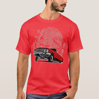 Candy Apple Red Lowrider 64 OG Meican Eagle Cholo T-Shirt