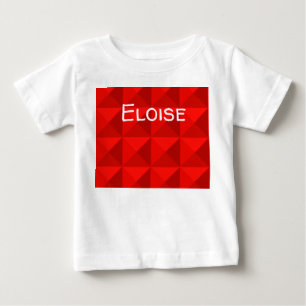 Candy Apple Red Pyramids  Baby T-Shirt