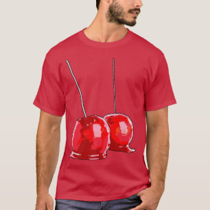 Candy Apples 25 Cent Funny Candy Dessert Women32 T-Shirt