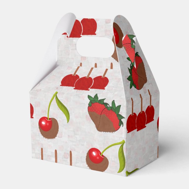 Candy Apples Favor Box (Front Side)
