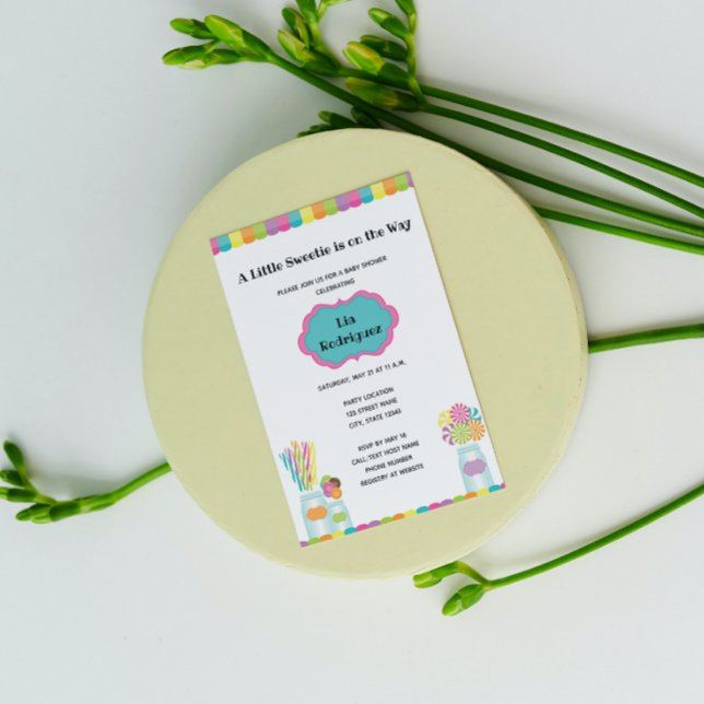 Candy Baby Shower Invitation (Creator Uploaded)
