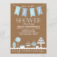 Candy Bar | Baby Shower Invitation