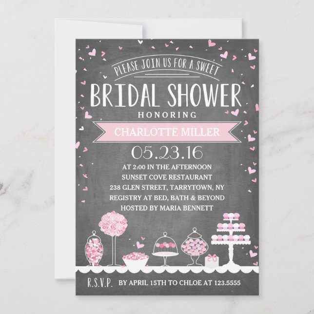 Candy Bar | Bridal Shower Invitation (Front)