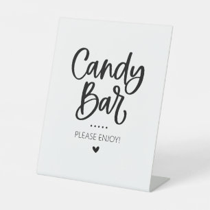 Candy Bar Party Favour Sign