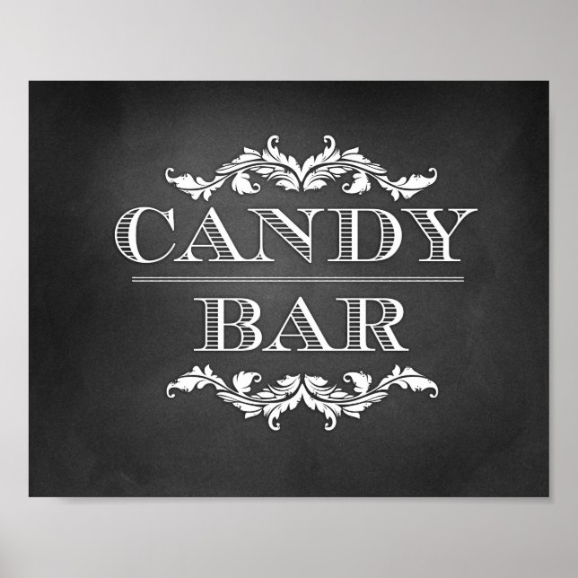 Candy Bar Table Sign 8x10 (Front)