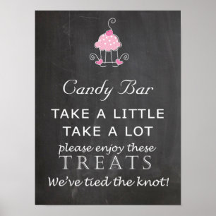 Candy Bar Wedding sign - chalkboard