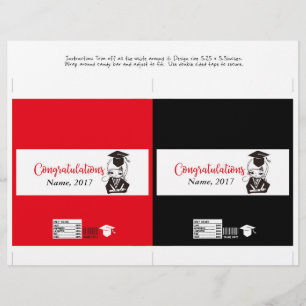 Candy Bar Wrapper -  Graduation Cap