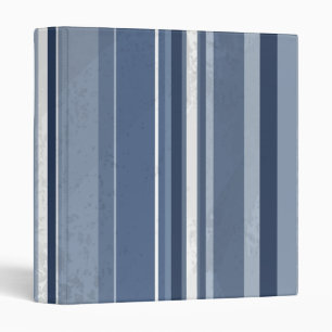 Candy Blue Stripes Binder