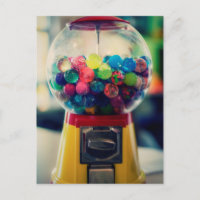 Candy bubblegum toy machine retro
