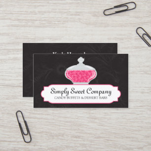 Candy Buffet and Dessert Table Business Card