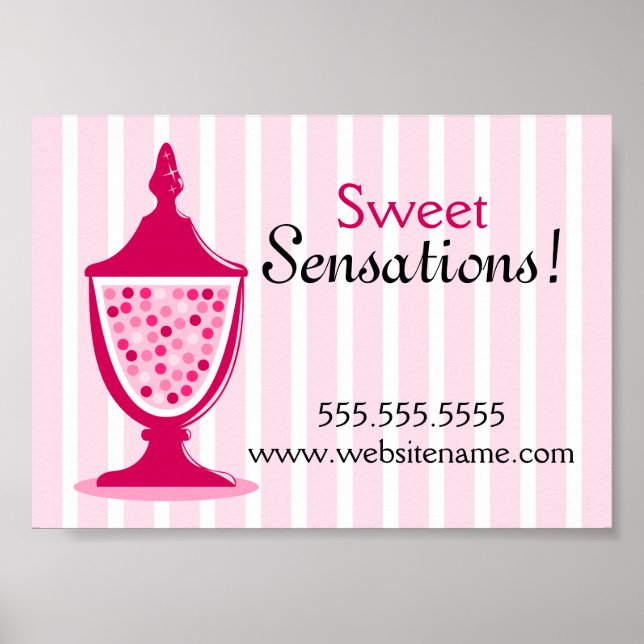 Candy Buffet  and Dessert Table Poster (Front)