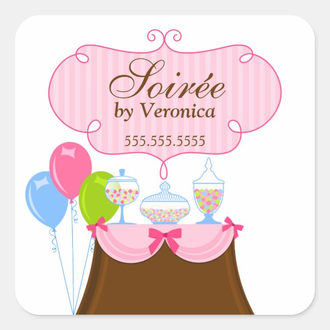 Candy Buffet and Dessert Tables Stickers (Front)