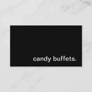 Candy Buffet Business Card
