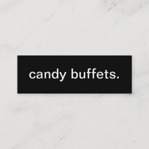 Candy Buffet Business Card