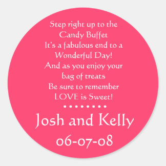 Candy Buffet sticker
