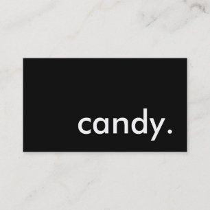 candy. business card