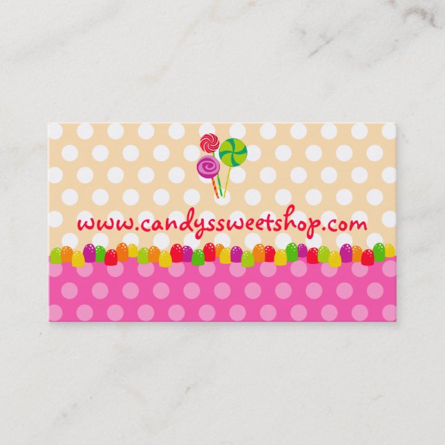 Candy Business Card (Front)