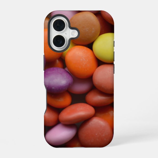 Candy Buttons  iPhone 16 Case (Back)