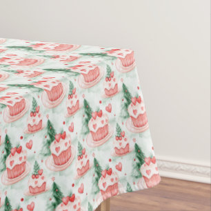 Candy Cake Land Christmas Tablecloth