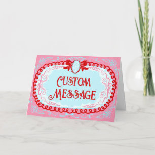Candy Cameo Custom Card