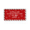 Candy Cane Address Labels