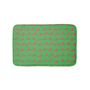 Candy Cane Bath Mat