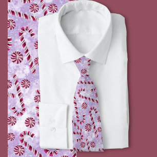 Candy Cane Berry   Tie