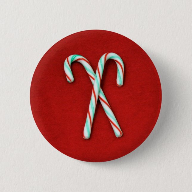 Candy Cane Button (Front)