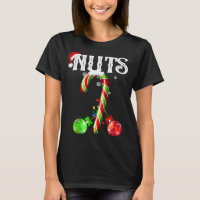 Candy Cane Chest Nuts Couples Funny Chestnuts Xmas