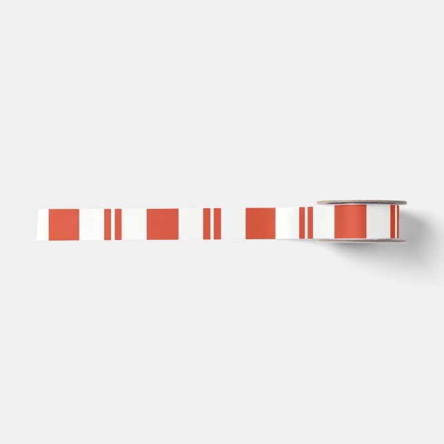 Candy Cane Chorus-Big Stripe Satin Ribbon (Front)