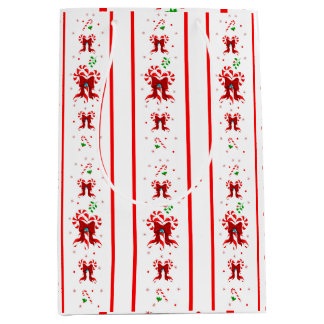 Candy Cane Chorus Medium Gift Bag