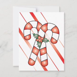 Candy Cane Christmas cards
