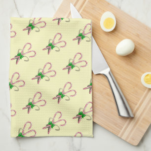 Candy Cane Christmas Kitchen Towel
