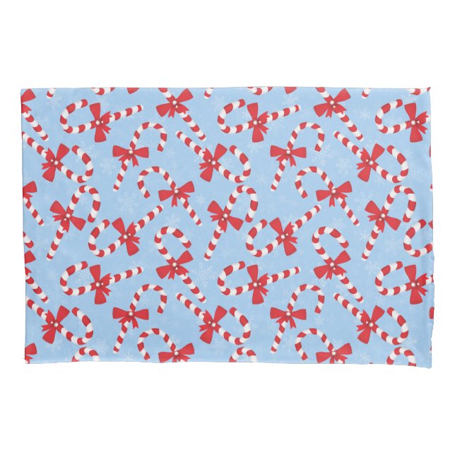 Candy Cane Christmas Pillowcase (Front)