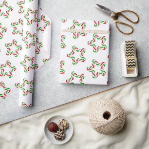 "Candy Cane" Christmas Theme Wrapping Paper
