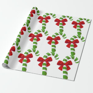 Candy Cane Christmas Wrapping Paper