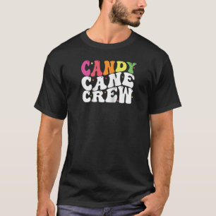 Candy Cane Crew Candy Lover Christmas Matching Rag T-Shirt