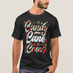 Candy Cane Crew Christmas Candy T-Shirt
