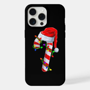 Candy Cane Crew Christmas Lights Family Matching X iPhone 15 Pro Max Case