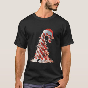 Candy Cane Crew Christmas Lights Family Matching X T-Shirt