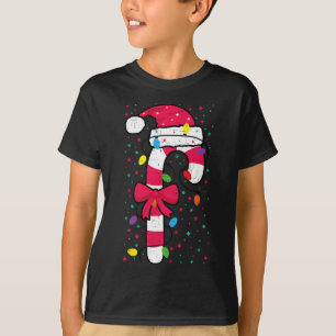 Candy Cane Crew Christmas Lights Family Matching X T-Shirt