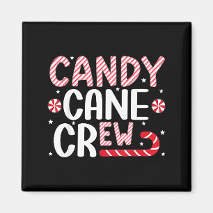 Candy Cane Crew Christmas Xmas Love Candy Boys Gir Magnet