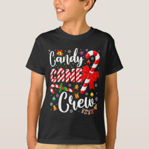 Candy Cane Crew Christmas Xmas Love Candy Boys Gir T-Shirt