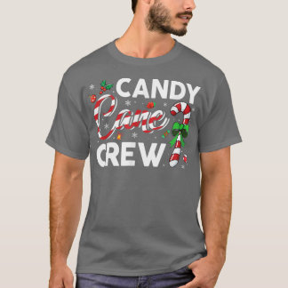Candy Cane Crew Funny Christmas Candy Lover Ugly S T-Shirt