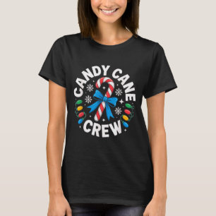 Candy Cane Crew Funny Christmas Candy Lover X-mas  T-Shirt